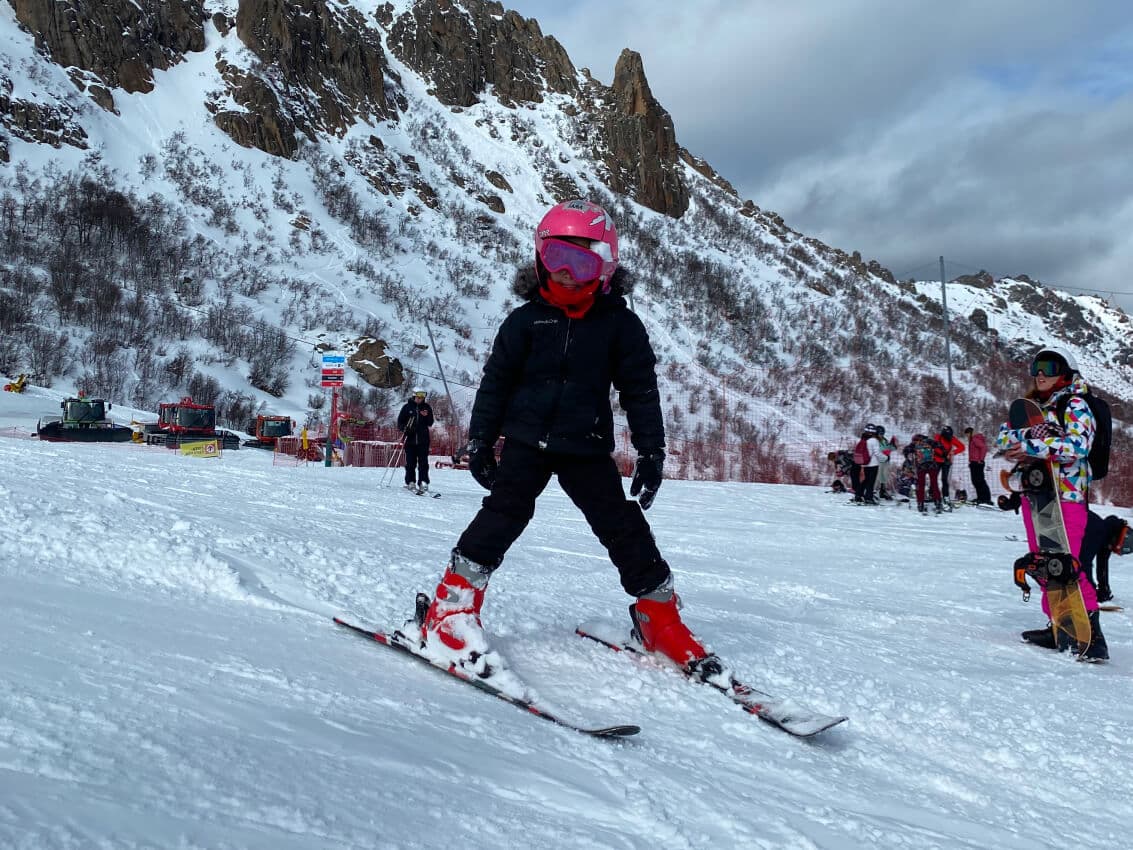 Clase bautismo de ski / snow - Cerro Catedral